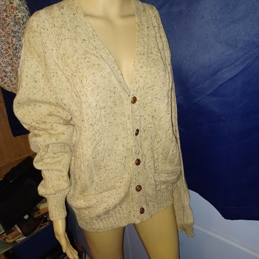 Jantzen Comfy Button Up Sweater - Medium (USA) - Picture 2 of 6